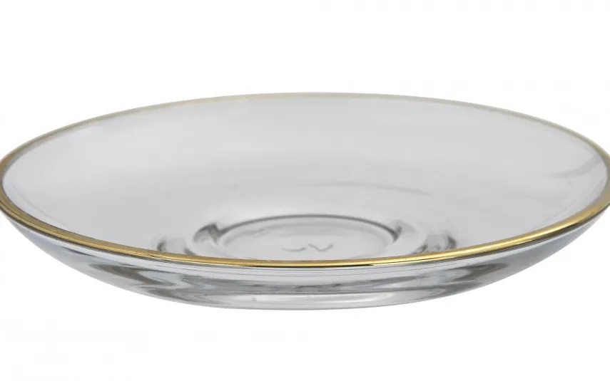 Combi dla Witeks Zestaw 6 filiżanek do espresso 60 ml + spodki Dolce Vita Gold Outlet
