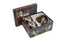 Duo Zestaw 2 Filiżanek ze spodkami SANTA LETTER Discount