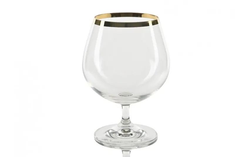 Combi dla Witeks Zestaw 6 Kieliszków do koniaku 300 ml Golden Line New
