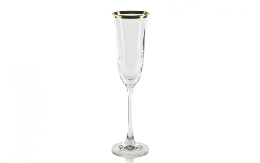 Combi dla Witeks Zestaw 6 Kieliszków do szampana 160 ml Golden Line Clearance