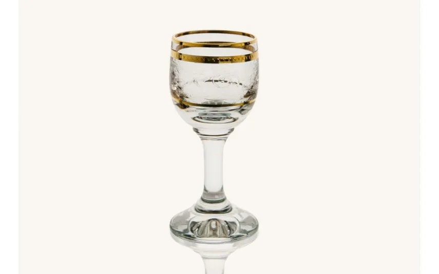 Combi dla Witeks Zestaw 6 kieliszków do wódki 25 ml Dolce Vita Gold Best