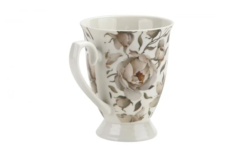 Duo Zestaw 2 kubków 300 ml Retro English Roses White Sale