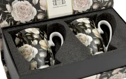 Duo Zestaw 2 kubków 320 ml Royal English Roses Black New