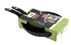 ELO Zestaw 2 patelni na indukcję 20/28 cm Granit Passion no. 20314 Hot