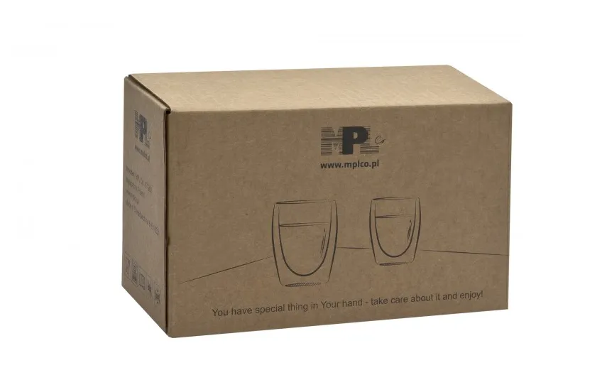 MPLCo Zestaw 2 szklanek 80 ml do espresso MPL070612 Hot