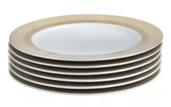 Cmielow Zestaw 6 talerzy deserowych 17 cm Amaro Gold Fashion