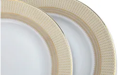 Cmielow Zestaw 6 talerzy deserowych 17 cm Amaro Gold Fashion