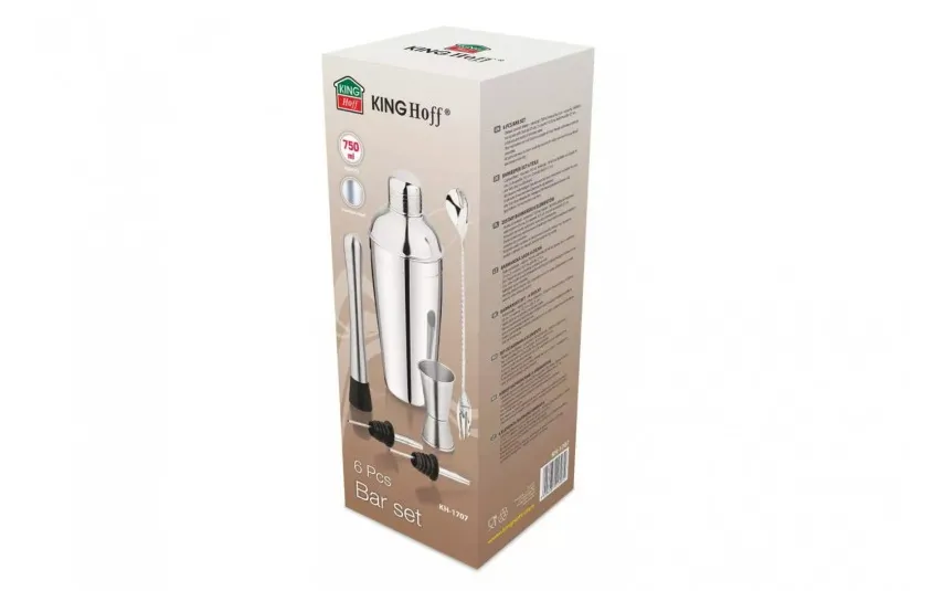 KingHoff Zestaw barmański 6 el. KH-1707 New