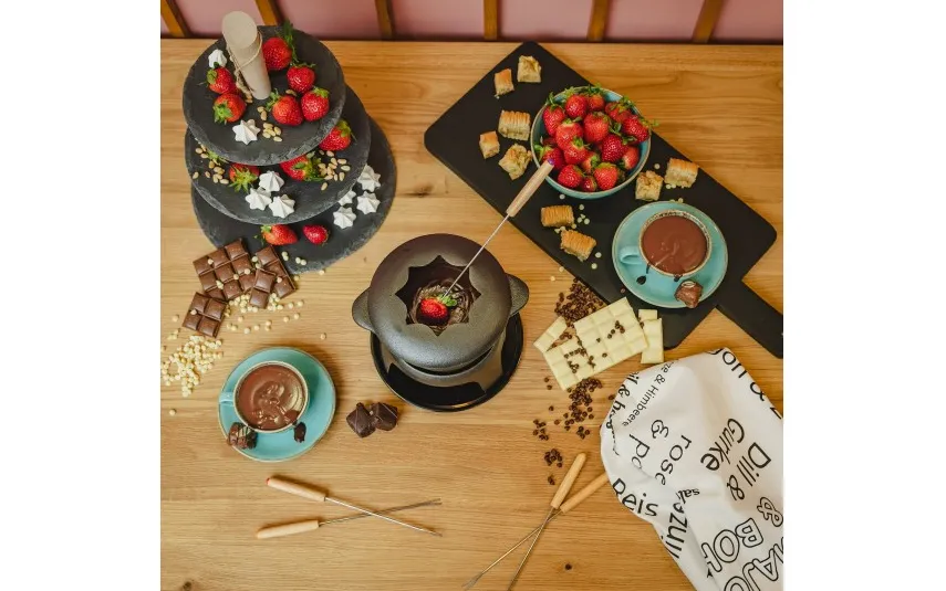 KingHoff Zestaw do Fondue żeliwny KH-1195 Discount