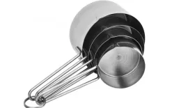 KingHoff Zestaw kubków pomiarowych 60, 80, 125, 250 ml Best