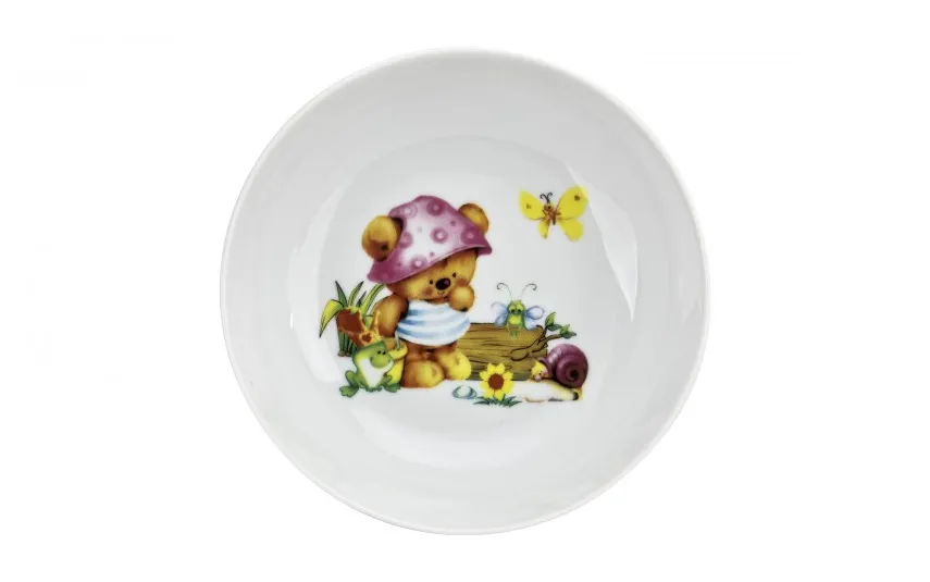 Lubiana Zestaw naczyń dla dzieci Miś dziewczynka porcelanowy Discount