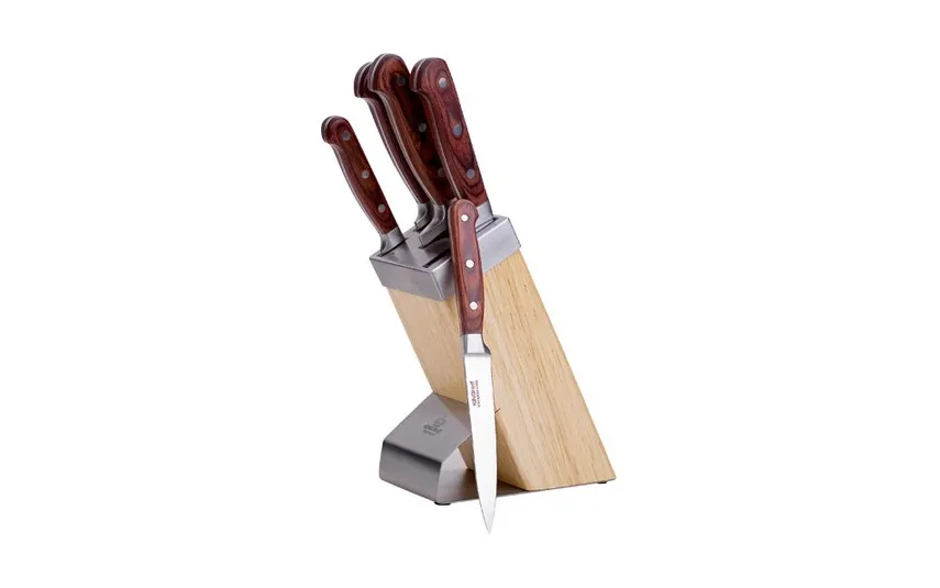 KingHoff Zestaw noży w bloku 6 el. KH-3463 Discount