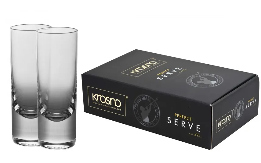 Krosno Zestaw prezentowy Perfect Serve z kieliszkami do wódki Hot