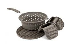 Witek Home Zestaw silikonowy z durszlakiem 4 el. Outlet