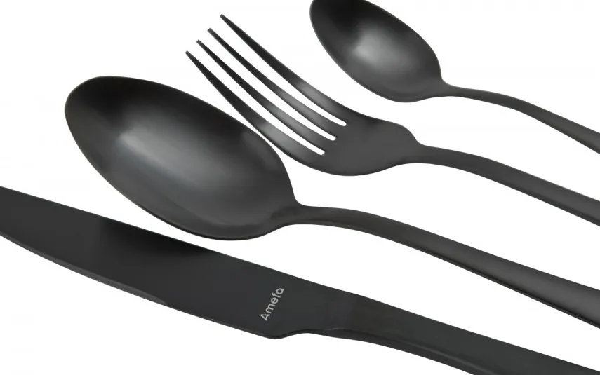 Amefa Zestaw sztućców Austin 24 szt. czarne Discount
