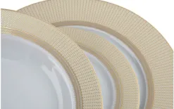 Cmielow Zestaw talerzy dla 6 osób 18 el. Amaro Gold Discount